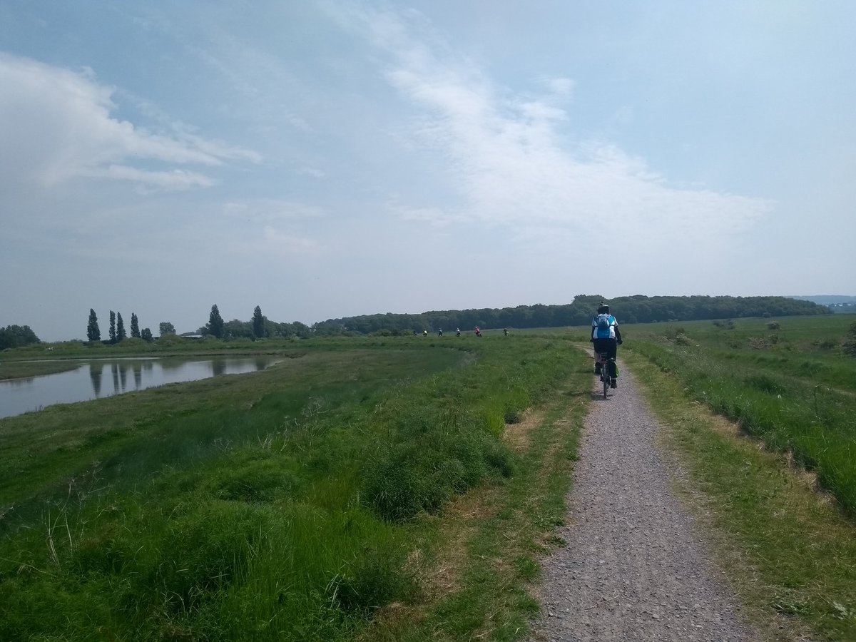 RGScouts's tweet photo. 110 miles in &amp; the cycle team are on the ferry to France! They'll reach the Menin Gate tonight to lay a wreath for fallen scouts of WW1. Sponsor them - money raised goes to 45th Woolwich Special Needs Scout Group
https://t.co/tSdRMIpmzA
#londontoypres #scoutsonbikes https://t.co/a8PotP2Iq2