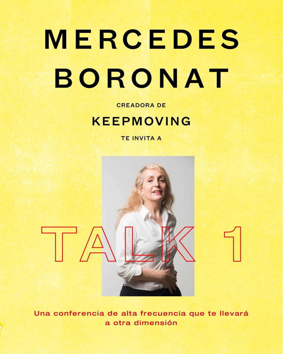 pasajemontoya's tweet photo. Mañana Mercedes Boronat estará en Montoya impartiendo una charla gratuita sobre cómo aumentar nuestra creatividad y rendimiento.
Más info y reservas: 
https://t.co/pUYz4NNjlu https://t.co/KG58Ge2SR0