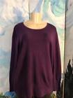 NmdcEbay's tweet image. JM Collection Plus 2X Purple Round Neck Acrylic Blend Long Sleeve Tunic Sweater Act Soon! #2xjm #collectiontunic #plusjm ebay.to/2wUeNWU