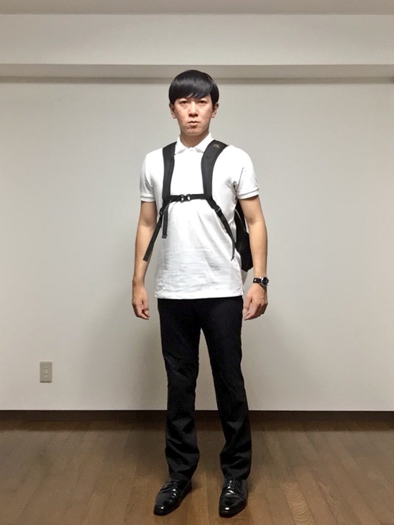 たまに襟立てる