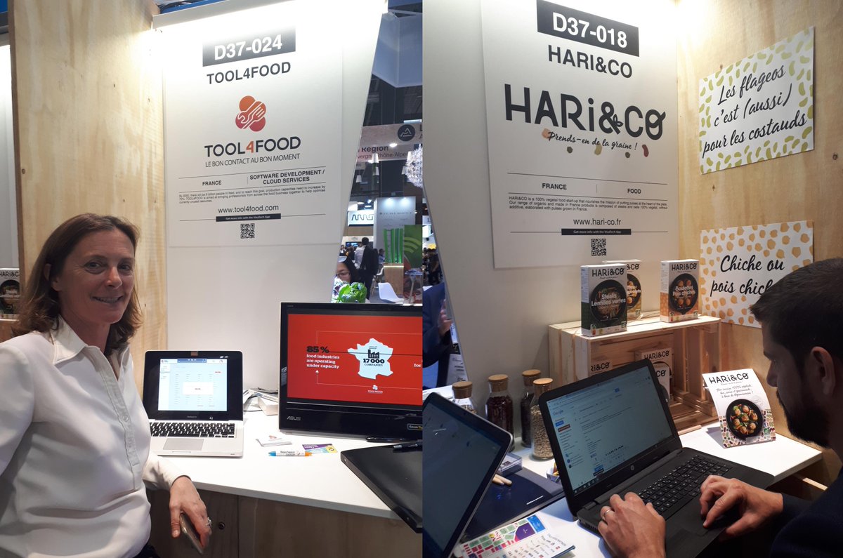 InnovAlliance_'s tweet photo. [SalonVivatech2018] Fiers de nos #membresTerralia qui ont fait forte impression auprès des élus sur le stand de la région @auvergnerhalpes lors de ce salon #VivaTech2018 ! 
#innovation #agritech #agtech #numérique  #vivatech #VivaTechnology #tool4food #id4feed https://t.co/TmzERYoO0v