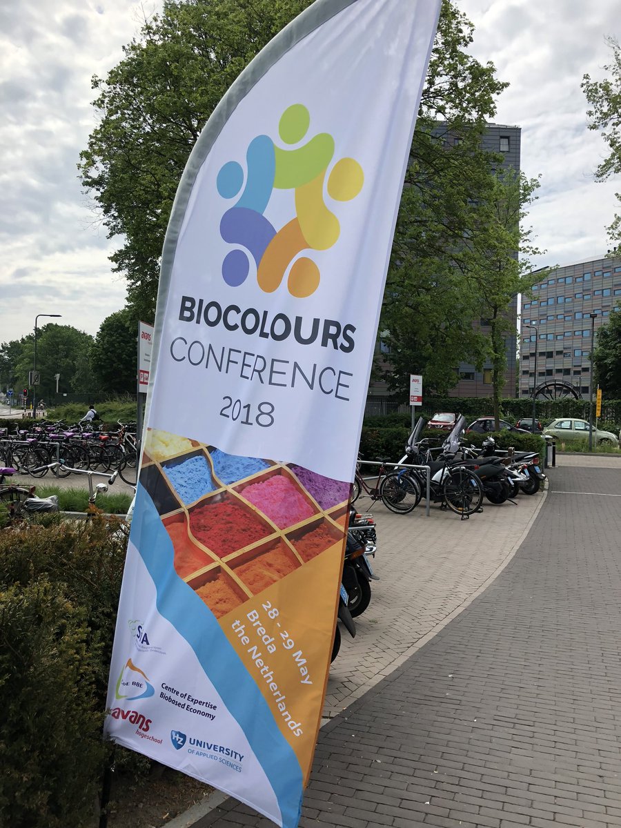 CentreBiobased's tweet photo. The Biocolour Conference 2018 kicks off @AvansHogeschool #biocolours #scientificconference https://t.co/9SwPGn0ntu