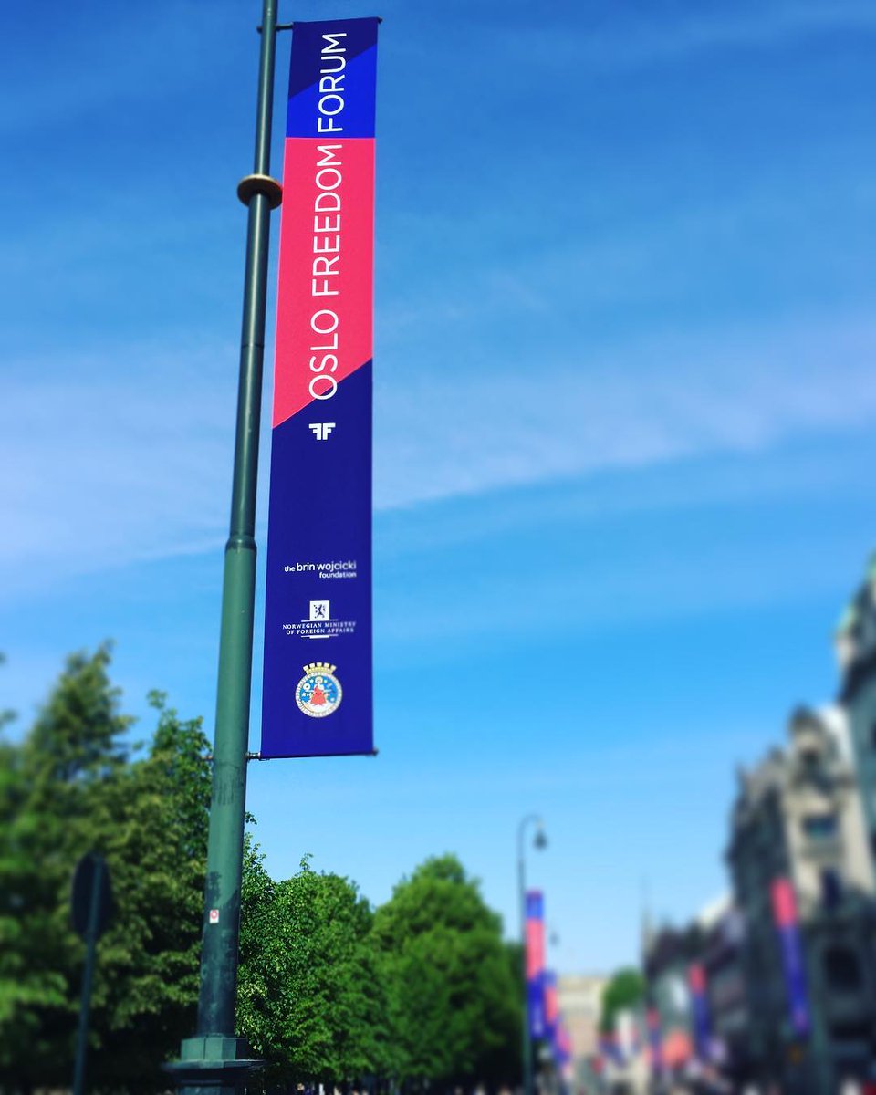_DEARLEADER's tweet photo. Today, we are presenting The Freedom Collection at the @OsloFF and join them to celebrate 10years of advocating for human rights! #10YearsRising #OsloFF #Oslo https://t.co/zUB6ZKphIe
