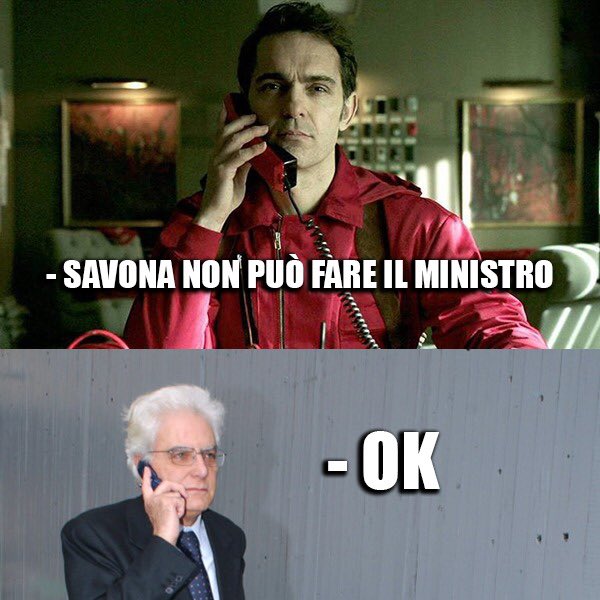 Il colle di carta #iostoconmattarella #berlino #lacasadicarta #savona #governo #salvini #dimaio #matterella #crisi #28maggio