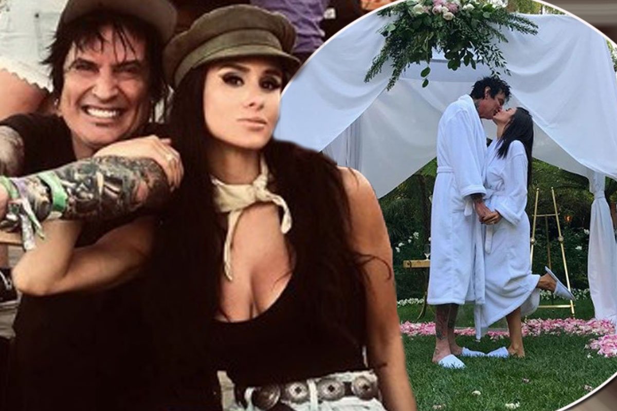 Tommy Lee's girlfriend Brittany Furlan admits their bathrobe wedding  was fake | Mirror Celeb | Scoopnest