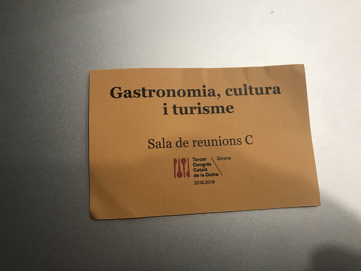 ARojasRabaneda's tweet photo. Després de la taula rodona al Tercer @CongresCuinaGi al @ParcUdG ara es duen a terme les taules de treball. Participo a la de gastronomia, cultura i turisme #CongrésCuinaGirona https://t.co/YSm4123rAZ