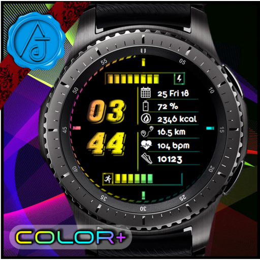 Samsunggear_s3's tweet photo. Color+ (Animated) watch face ready for download, that's only if you like cool watch faces #gears2 #gears3 #samsung #gearwatchdesigner #facer #smartwatch #watchface #color #colour #gears3frontier #gearsport #gears3classic #watchmaster #watchmaker https://t.co/1tGYwwVUZy