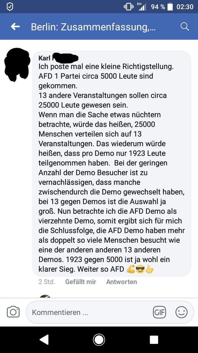 Ijon___Tichy's tweet photo. Gerade auf Reddit gefunden.. So kann man sich natürlich auch einreden dass man Teil der Mehrheit ist. 😂 #zukunftdeutschland https://t.co/1iZoVb3oA4