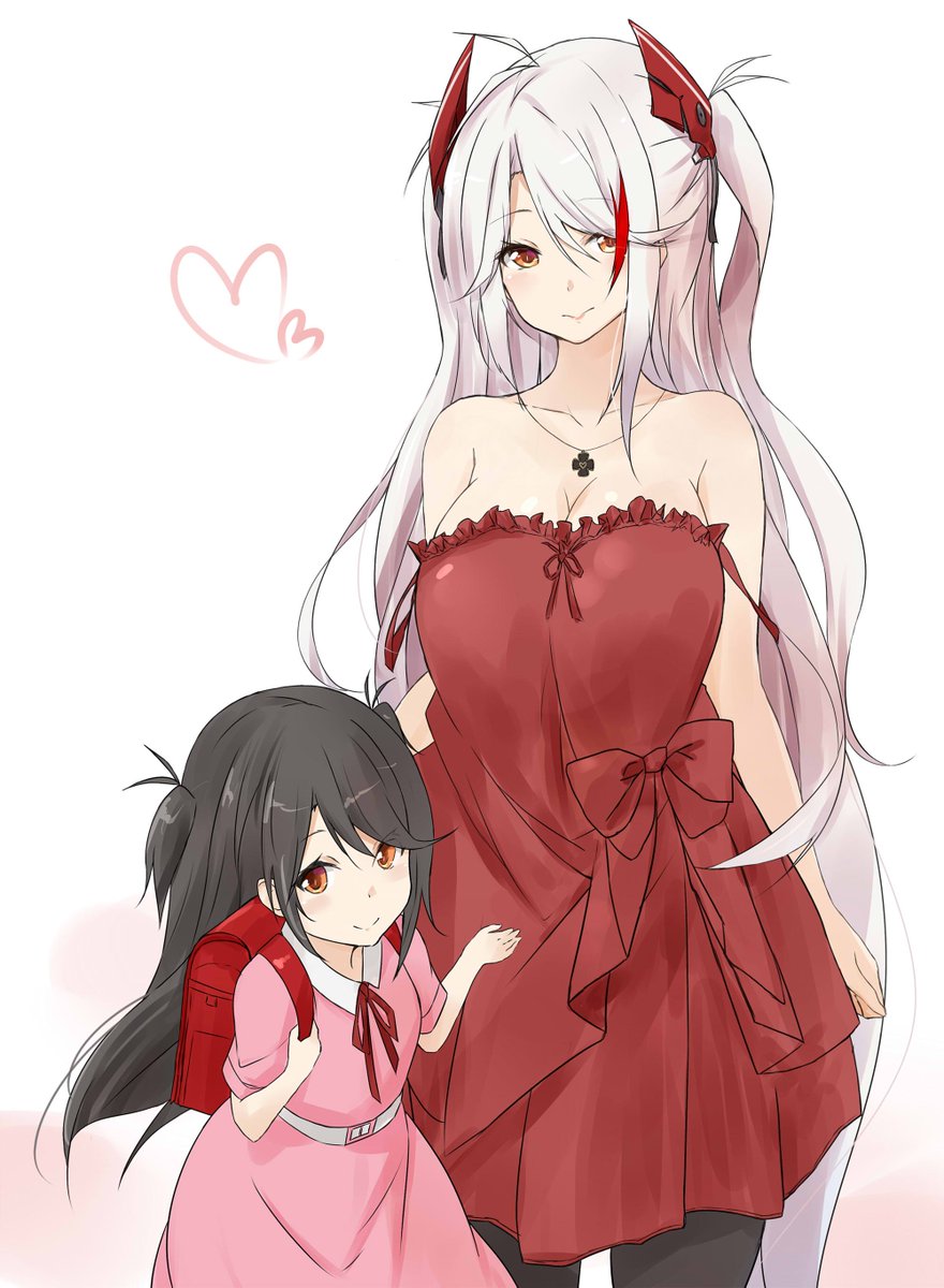 プリンツ・オイゲン(アズールレーン) 「娘の家庭訪問で気合が入るプリンツママ 」|咲(サク）のイラスト