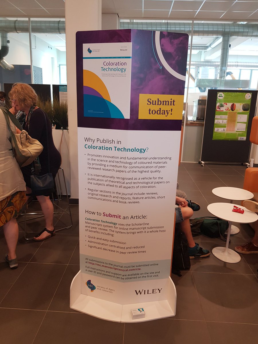 RichardBlackb18's tweet photo. .@sdc_org_uk Coloration Technology taking publication submissions from participants @AvansHogeschool #BioColours International Conference. Submit your papers here today: https://t.co/oRW2KzkGy9 https://t.co/iziuxY6Q0D