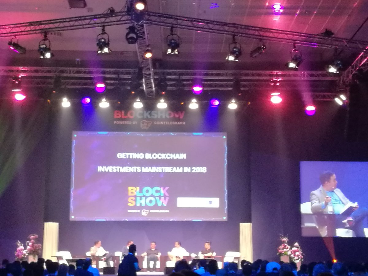 "How many people have invested in crypto" - 99% raises their hands. Are we already mainstream with crypto investments? #blockshow