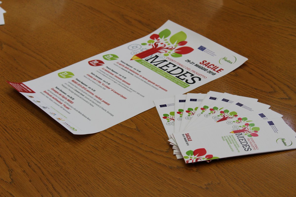 SAVE THE DATE! MEDES week is coming! 🇪🇺
Carlo Spagnol, the mayor of #Sacile, officially presented the 3-day final event that will close the #MEDES project 📢 Discover the programme of the event here 👉 bit.ly/2GU3A8p and come to meet the next #schoolmediators 🙌