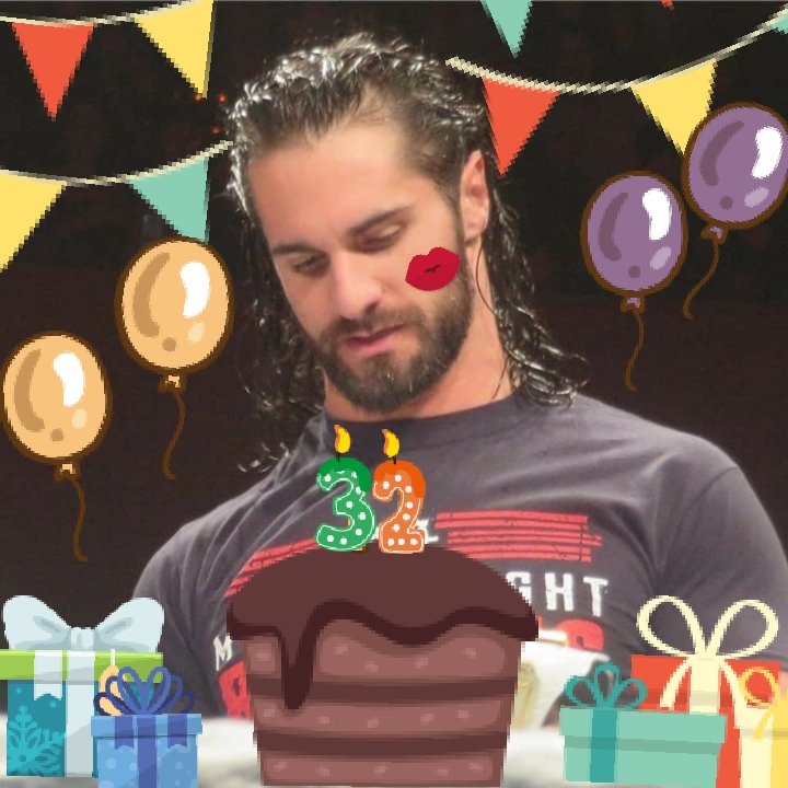  happy birthday dear Seth Rollins every year you had become so beautiful and I love 