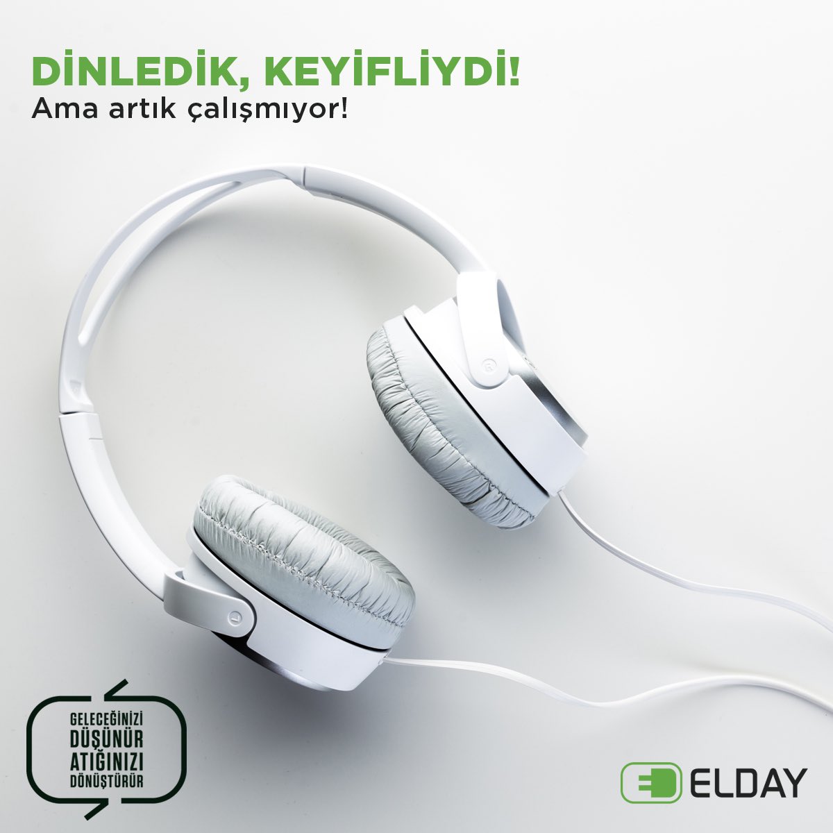 MÜZİĞİMİZİ KEYİFLE DİNLEDİK, AMA…
Ömrünü doldurmuş tüm elektrikli ve elektronik ses ve görüntü cihazlarınızı geri dönüştürün!
#walkman #cd #kulaklık #müzik #atık #güzelgünler #geridönüşüm #GeriKazanim