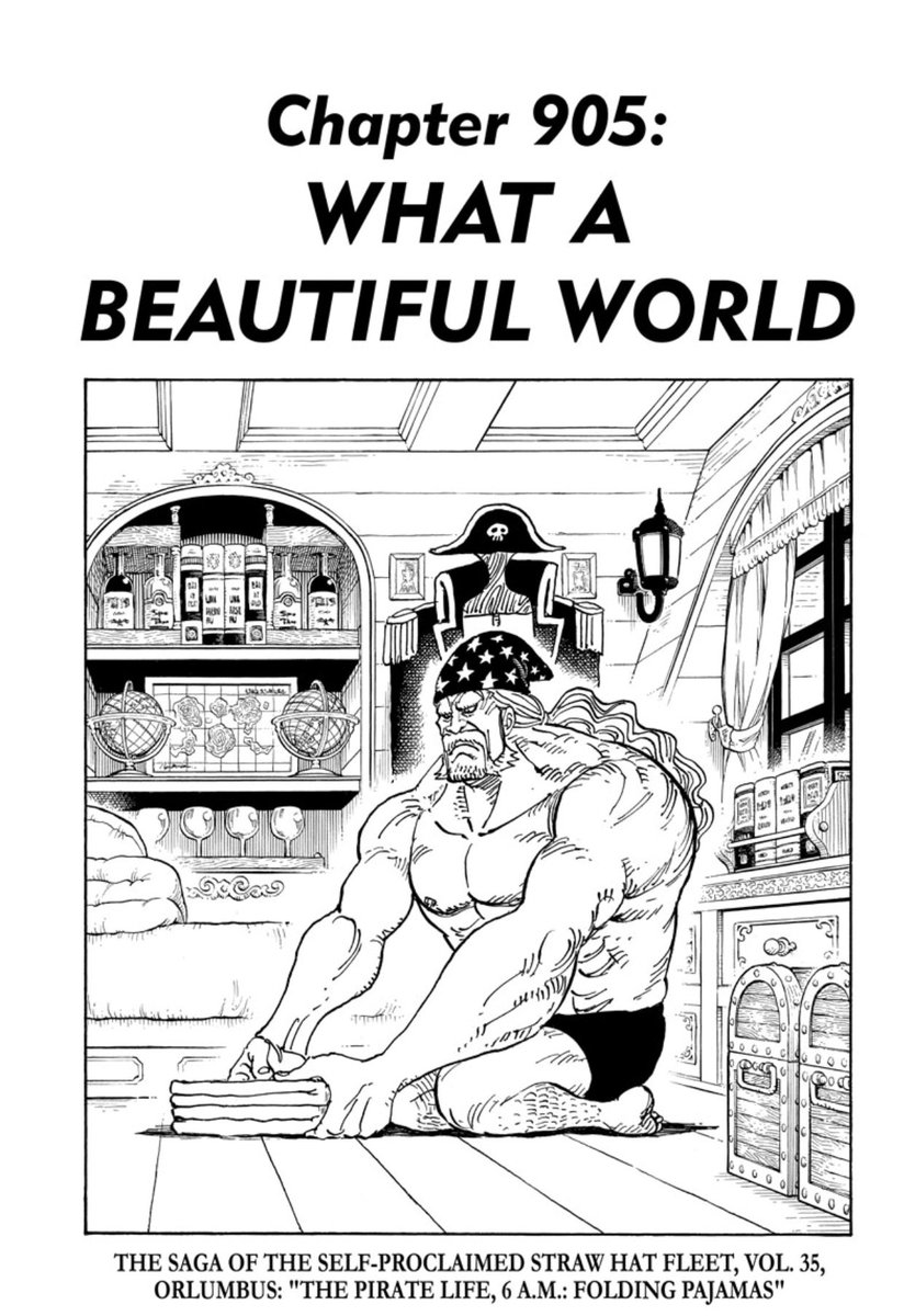 One Piece Center The Cover Page For One Piece Chapter 905