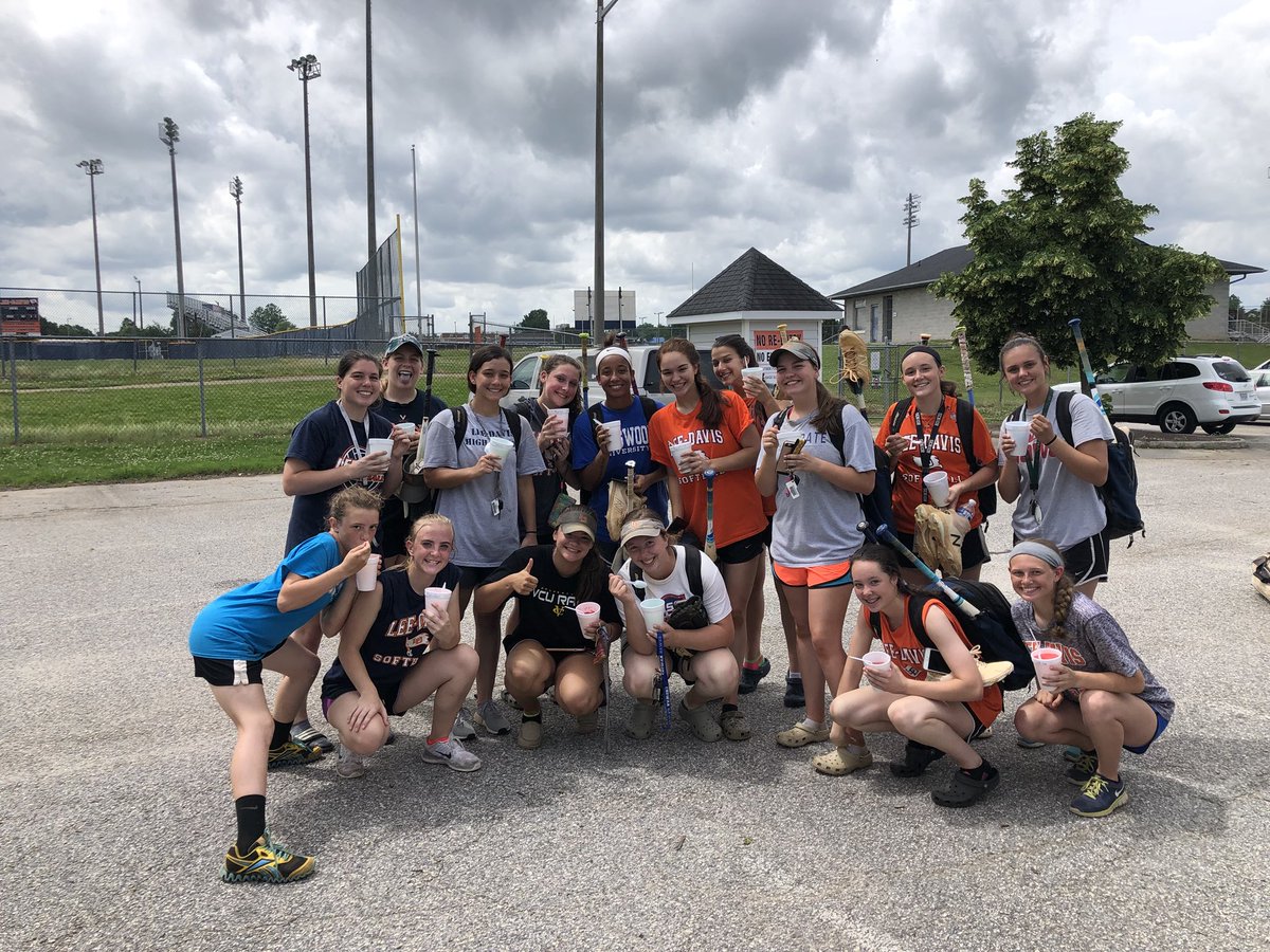 A little treat after a great practice today! #awesomeLDathletes #ringchasing #LDsoftball #lovethisteam