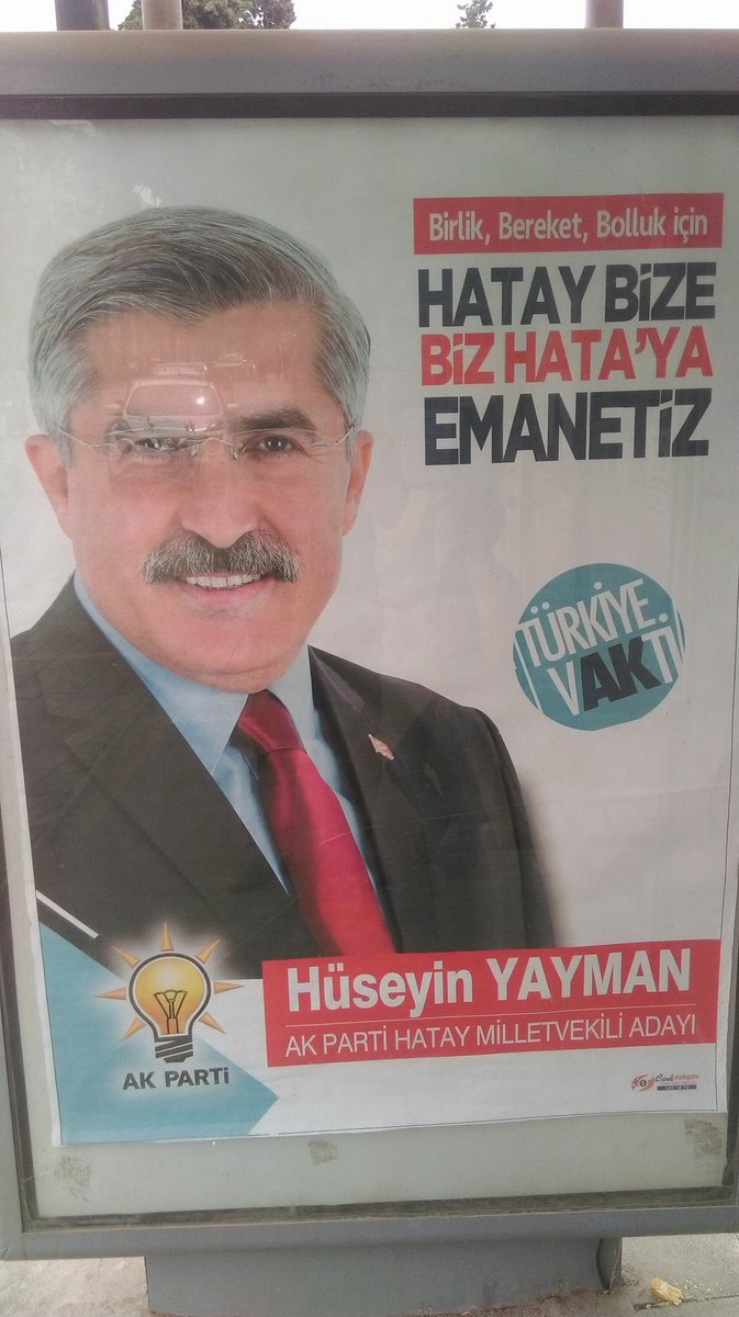 16 yıldır yapılmadık, işlenmedik, düşülmedik HATA kalmayınca... 
Doğal olarak HATAY oluyor "HATA"... 

Evet, galiba gerçekten "Hata"ya emanet durumlar var....
Allah kimseyi "HATA"ya emanet bırakmasın... 

Ne Hatay, ne de Türkiye, bu kez "hata" yapmasın...