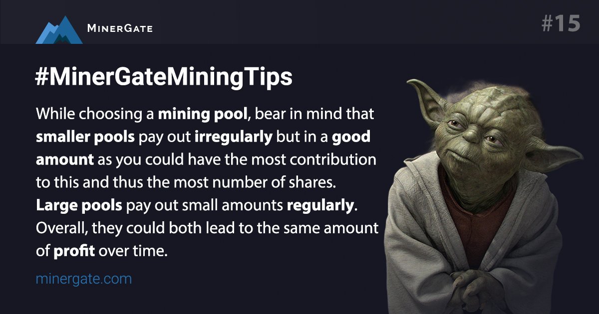 MinerGate's tweet image. Useful tip #15 for #mining! Please share! goo.gl/tdftCj 
#MinerGateMiningTips #MiningTips #Tips #UsefulTips #Cryprocurrency #MiningPool #Security #SecurityTips #Yoda #StarWars #Bitcoin #Btc #Ethereum #ETH #profit #miningpool #MayTheFourthBeWithYou #MayThe4th