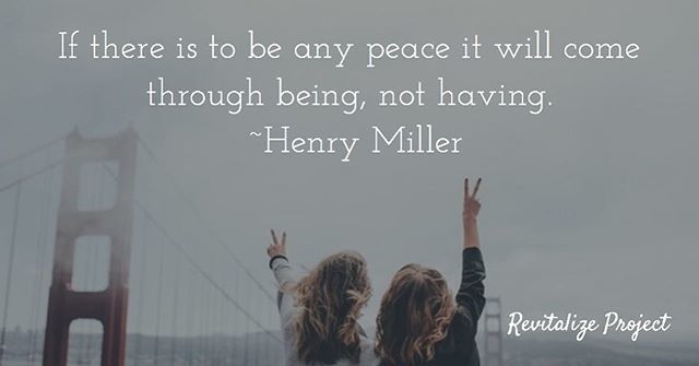 revitalizeproj's tweet photo. More stuff does not bring happiness or peace. Look within. #OwnLessLiveMore #FindYourHappy https://t.co/5O1uh0y2gA https://t.co/BSGKfI1j0q