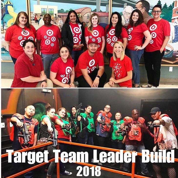 Volunteering at a homeless shelter and ultimate laser tag. Best team in retail living our best lives.  #TeamBuild