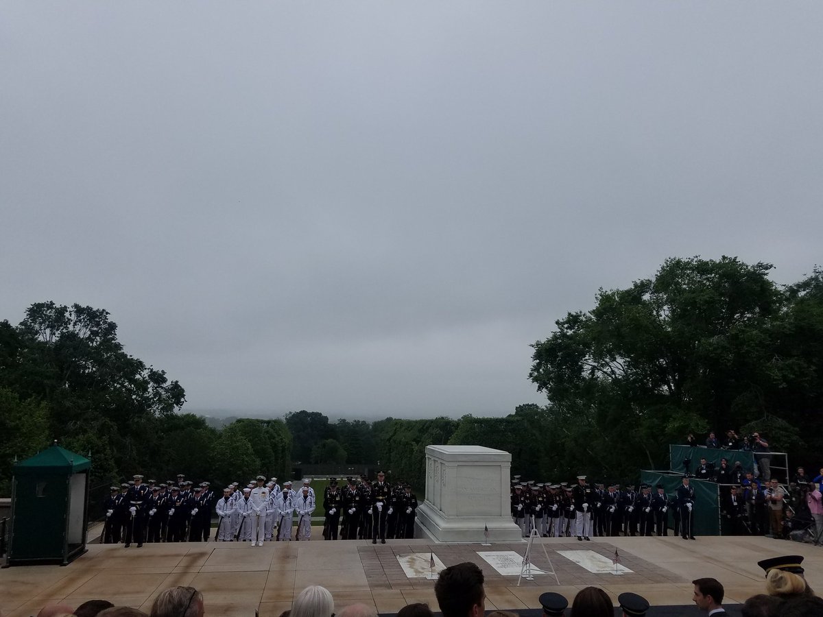 "This is a country worth fighting for" @DeptofDefense - Sec Mattis #memorialday #ArlingtonNationalCemetery
