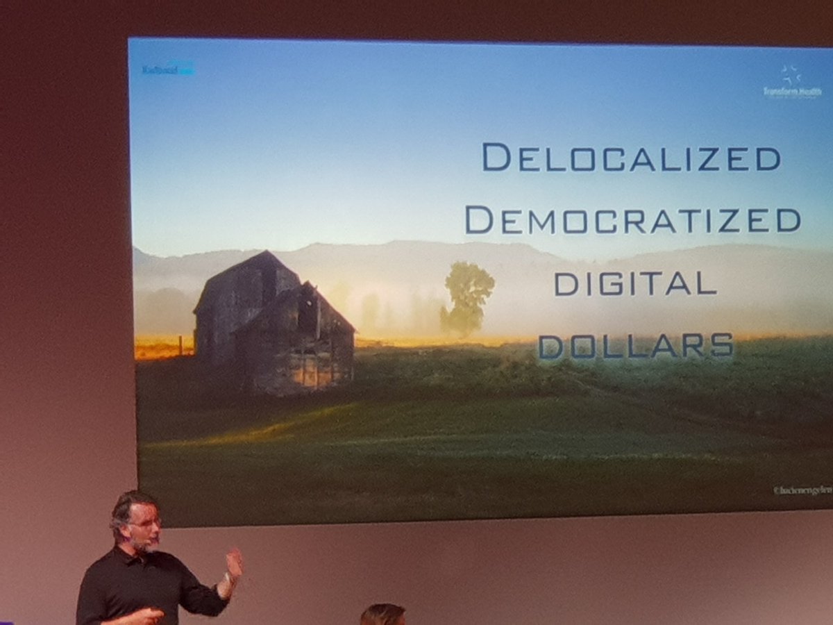 keesvanbochove's tweet photo. #HIMSSEurope18 @lucienengelen about where healthcare is going -- delocalized, democratized, digital and 'dollars' (meaning the sector will get $$ investment e.g. #GAFAA).
Question: isn't the role of government then to drive VBHC? Otherwise you could add: divisive (already in US) https://t.co/JKSOaZeyX6