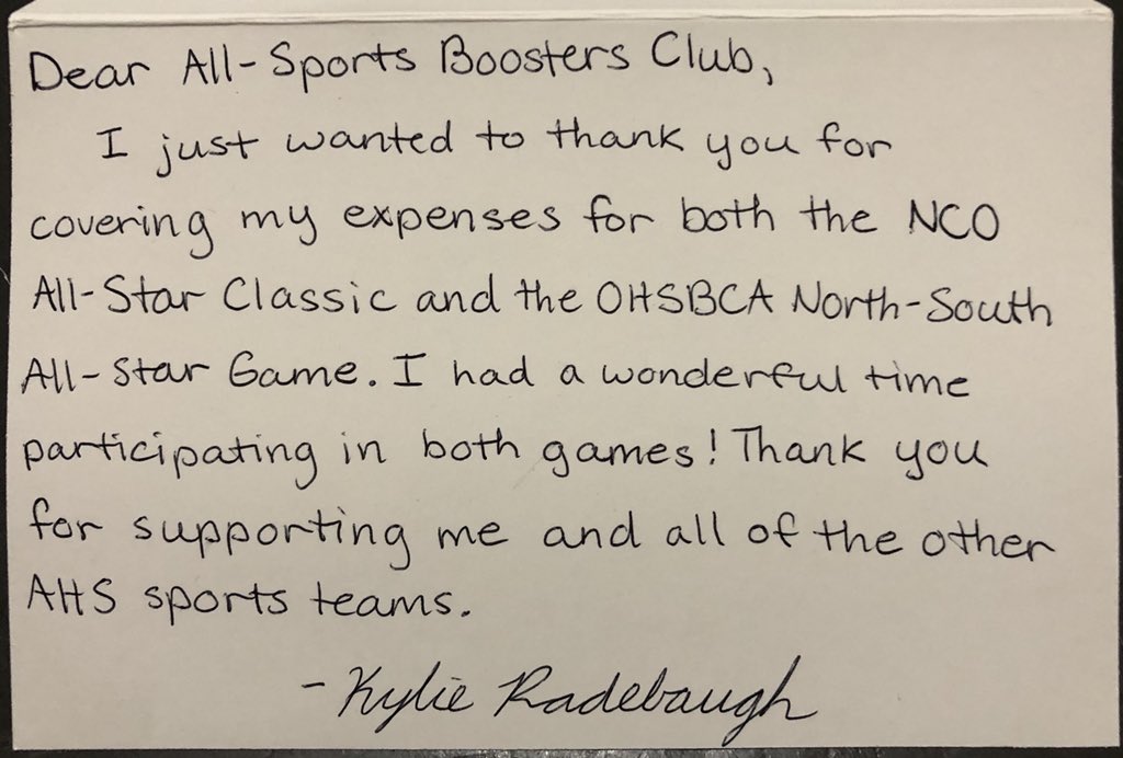 Kylie, it was our very great honor to have played a small part in your career as an Ashlnd Arrow. Good luck as you move on to bigger and brighter things. #onceanarrowalwaysanarrow!