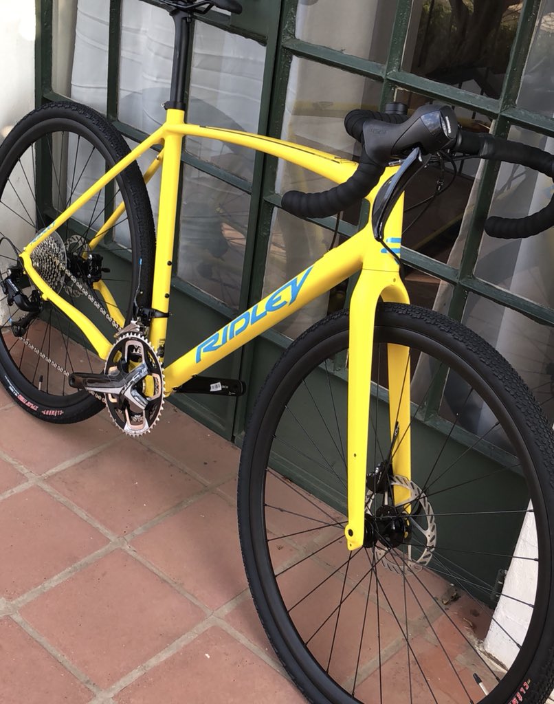 GrahamRMiller's tweet image. My new Ridley X Trail arrived, today chuffed as pie, thanks @Ridley_Bikes @Swartberg100 #Luckdraw #gravelexpress #luckyguy