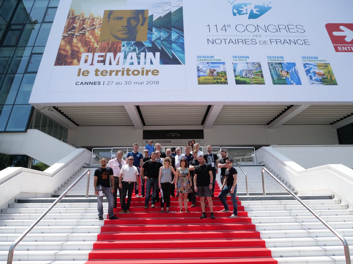 CAPAevent's tweet photo. Les notaires font leur Festival avec l'équipe de #CAPAevent #CongresNotaires https://t.co/jAxnkhGllr