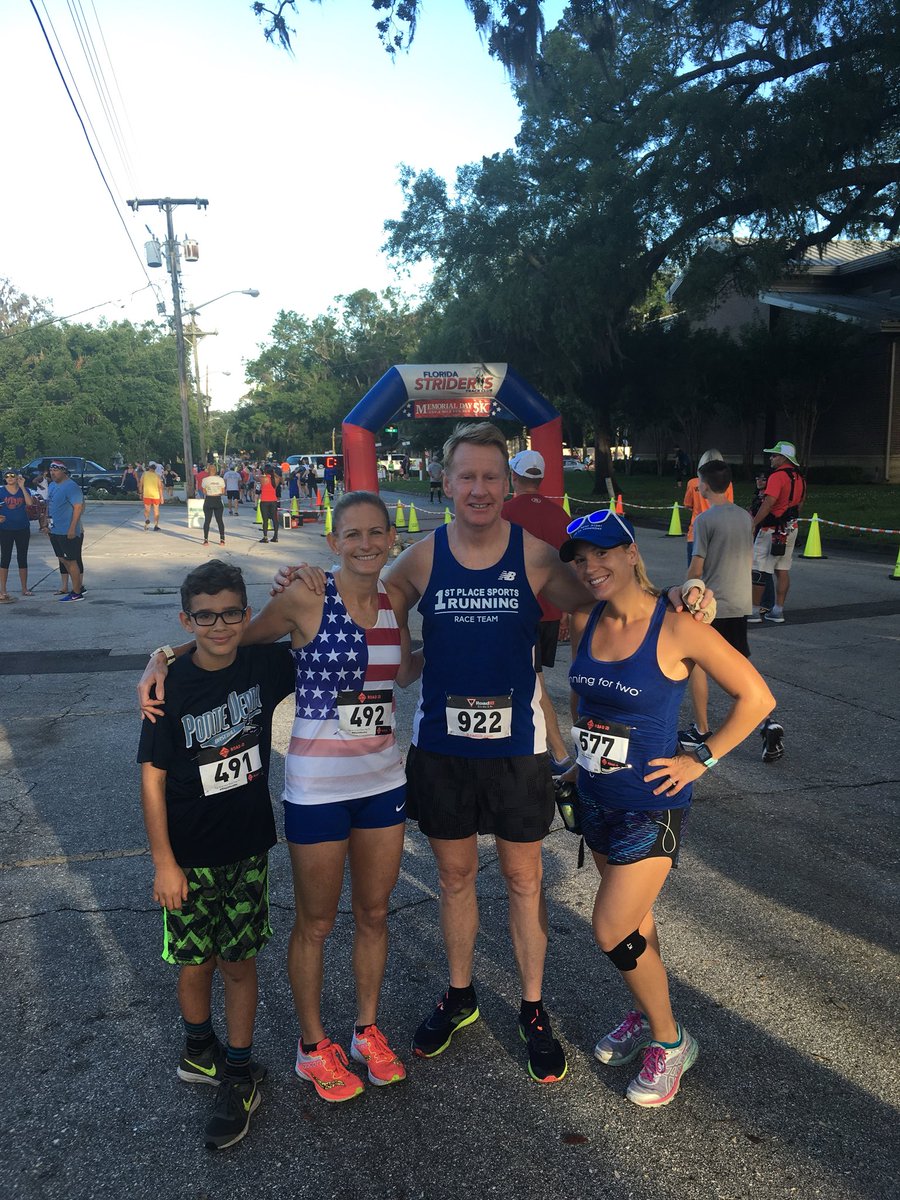 PRSRunningClub's tweet image. Some pics from this morning’s @FloridaStriders Memorial Day 5K!