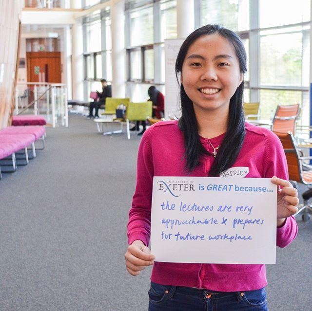 INTOStudy's tweet photo. Shirley from #HongKong is currently studying on the International Foundation in Biomedical, Life and Environmental Science @INTO_Exeter.
She shares the reasons why she thinks that the @UniofExeter is great...
Want to #studyabroad?: https://t.co/mFaIY5QDuc
#INTOExeter #ExeterUni https://t.co/LZaEl3P9Bi