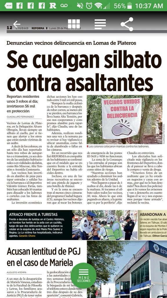 RecupPlateros's tweet photo. Debido a la gran inseguridad que vivimos, se toman acciones vecinales para combatir la delincuencia y la @SSP_CDMX brilla por su ausencia. @LaydaSansores @trinohernandez @Poder_AG_AO #Plateros #SeccionH
https://t.co/ivBLFypuhQ https://t.co/DVXTvoMx70