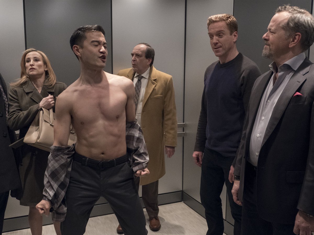 DanielKIsaac's tweet photo. 💃TY for watching #BILLIONS last night! See you next week at 9pm!🕺
&amp; TY again @JamesAls0p for choreographing this unforgettable moment!
&amp; Congrats @jakepolonsky for directing
&amp; @briankoppelman &amp; @DavidLevien &amp; @matthewfennell for writing this INCREDIBLE ep

#Billions #TeamBenKim https://t.co/UPH5NUGmxK