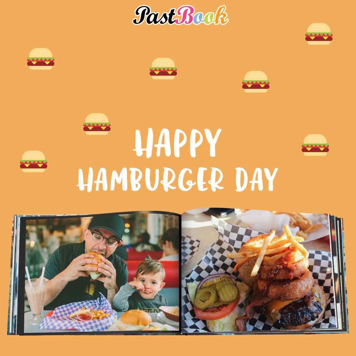 pastbook's tweet image. ”Man who invented the hamburger was smart; Man who invented the cheeseburger was a genius.”
-Matthew McConaughey
#HappyHamburgerDay #HamburgerDay  🍔