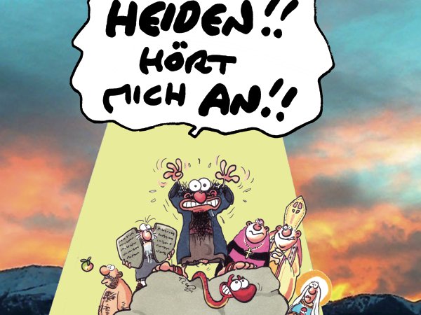 #Comic Legende @RalfKoenigComic 2 Abende mit 2 verschiedenen Lesungen in 2 #Bühnen in #Berlin - #doublefeature! Bei uns westlich der Yorckbrücken am Do 31.Mai, 19.30 Uhr: "Gottes Werk und Königs Beitrag" : #tickets o-tonart.de &amp; 030-37447812 &amp; Restkarten Abendkasse