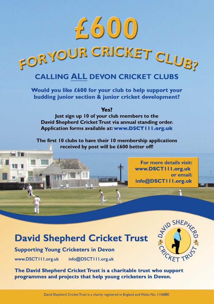 David Shepherd Cricket Trust tweet media
