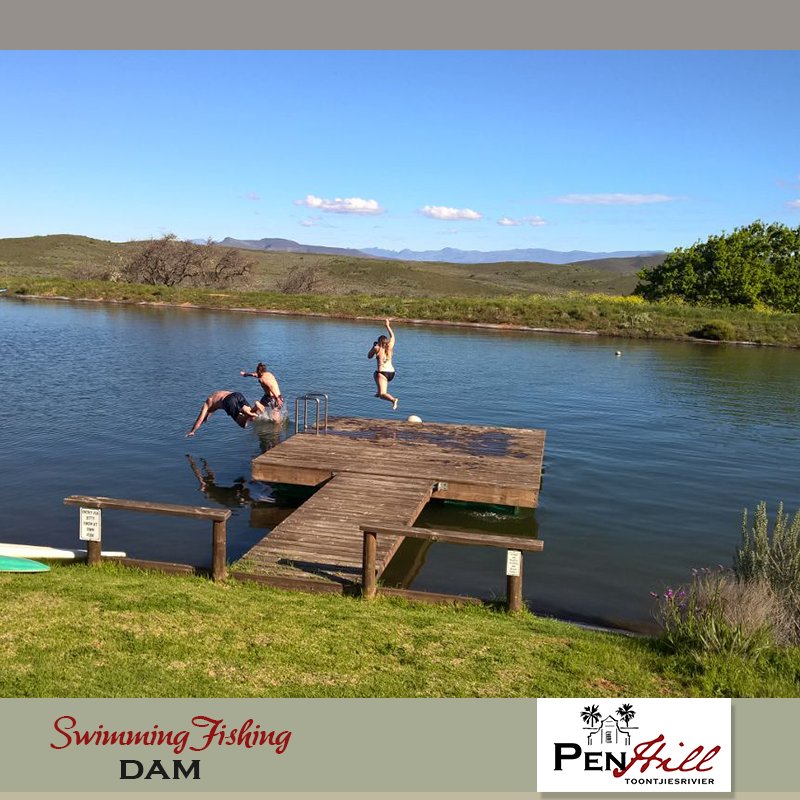 PenHillManor's tweet photo. Swimming and fishing in the dam are among some of the outdoor activities offered at Penhill Manor. #penhillmanor #toontjiesrivier #luxuryaccommodation https://t.co/cSCfLh7lbH
