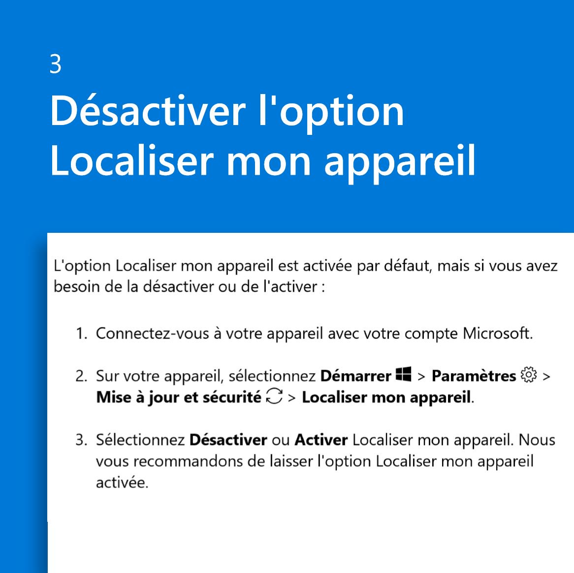 MSVousAide's tweet image. Avez-vous perdu un appareil sous Windows ? Trouvez-le, vérrouillez-le et éteignez-le ! #WindowsSupport
msft.social/EEQco4