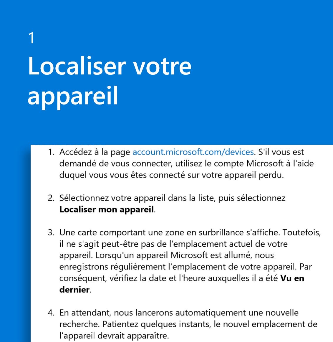 MSVousAide's tweet image. Avez-vous perdu un appareil sous Windows ? Trouvez-le, vérrouillez-le et éteignez-le ! #WindowsSupport
msft.social/EEQco4