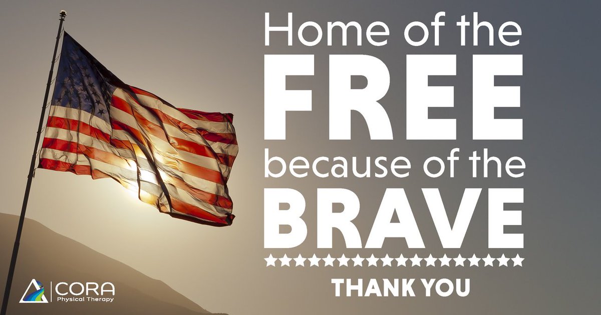 CORAPTherapy's tweet image. Every day we see heroes in our line of work – it’s why we love what we do. But let us never forget those who sacrifice their lives in service so that we can serve you. #HappyMemorialDay