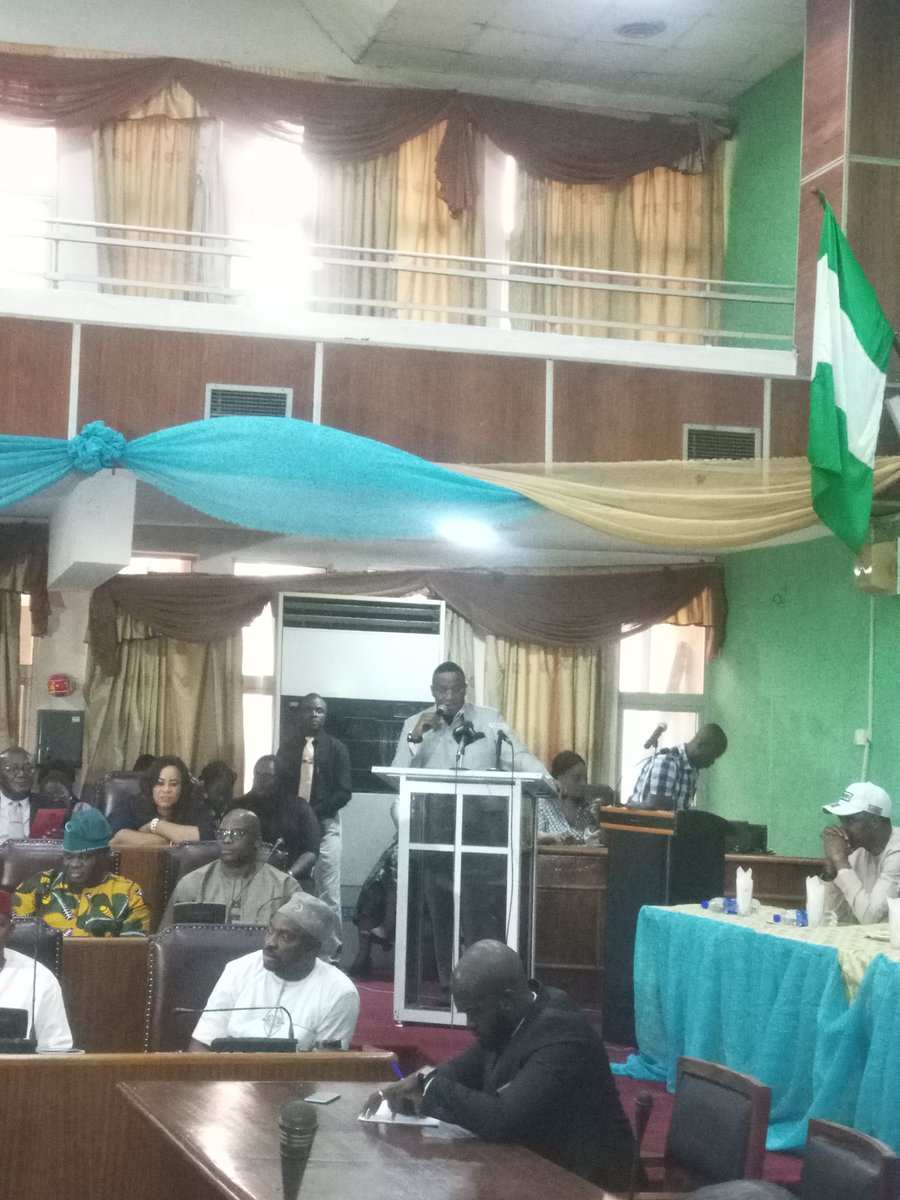 Mr_JAGs's tweet photo. "The gentlemen of the press, civil society, Please feel free to ask questions, this is your Assembly" - @TundeBraimoh1... #LSHAMediaParley https://t.co/RgjD3yGv98