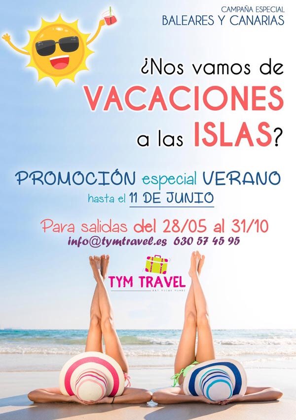 tymtravel_es's tweet photo. Ya queda poco para las merecidas #Vacaciones Consulta sin compromiso #HayMuchoMundo #ViajaConTymTravel #VentaAnticipada #Descuentos #ViajesTymParaTodos https://t.co/WBLiVT9d9C