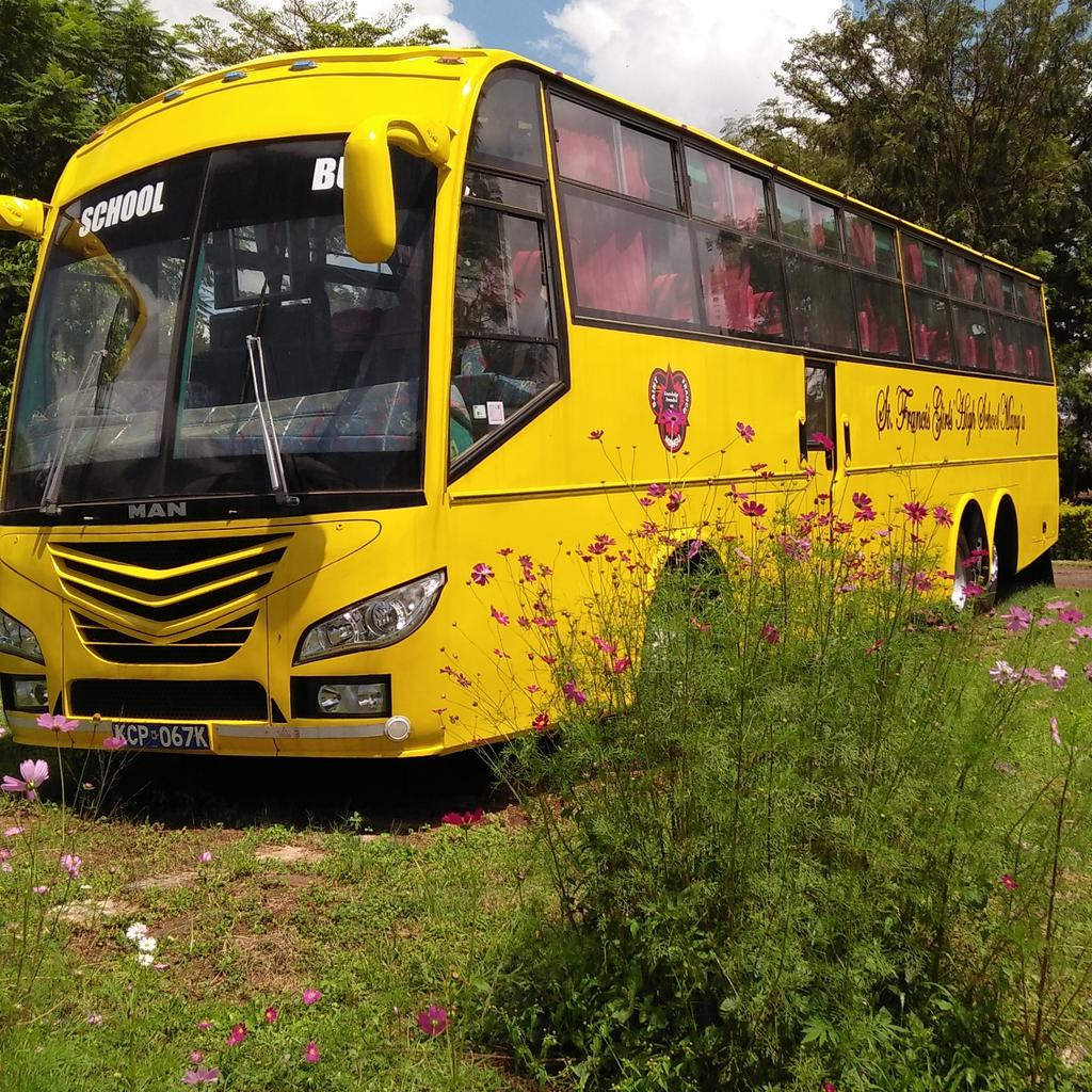 KvmKenya's tweet photo. St. Francis Mangu school bus https://t.co/cQZ3lxZgaR