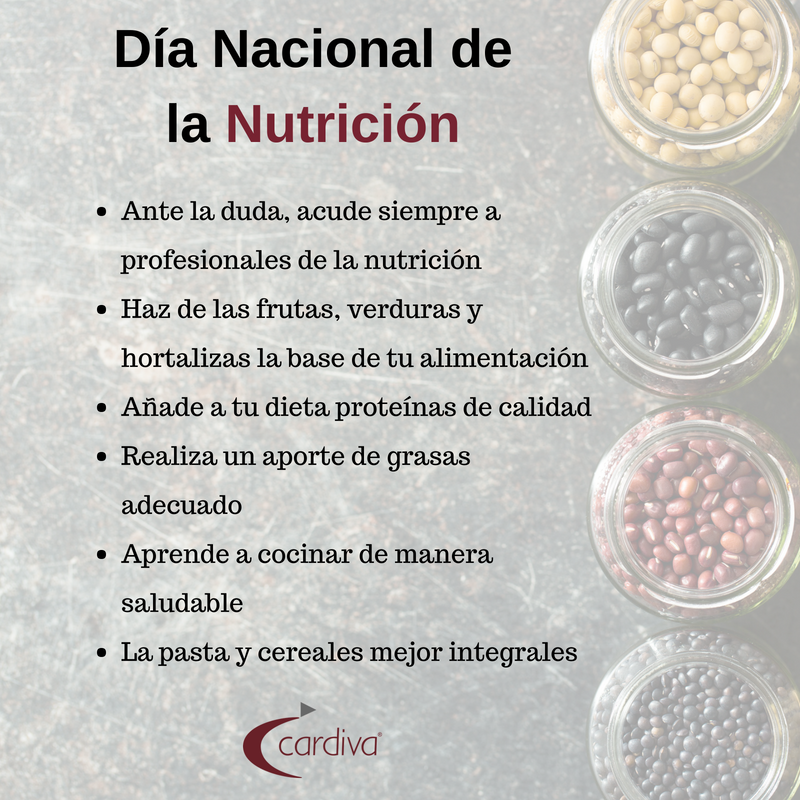 CARDIVAGROUP's tweet photo. Os dejamos unos #consejos sobre #nutrición aprovechando el #DiaNacionalDeLaNutricion https://t.co/Sac3xPA9u8
