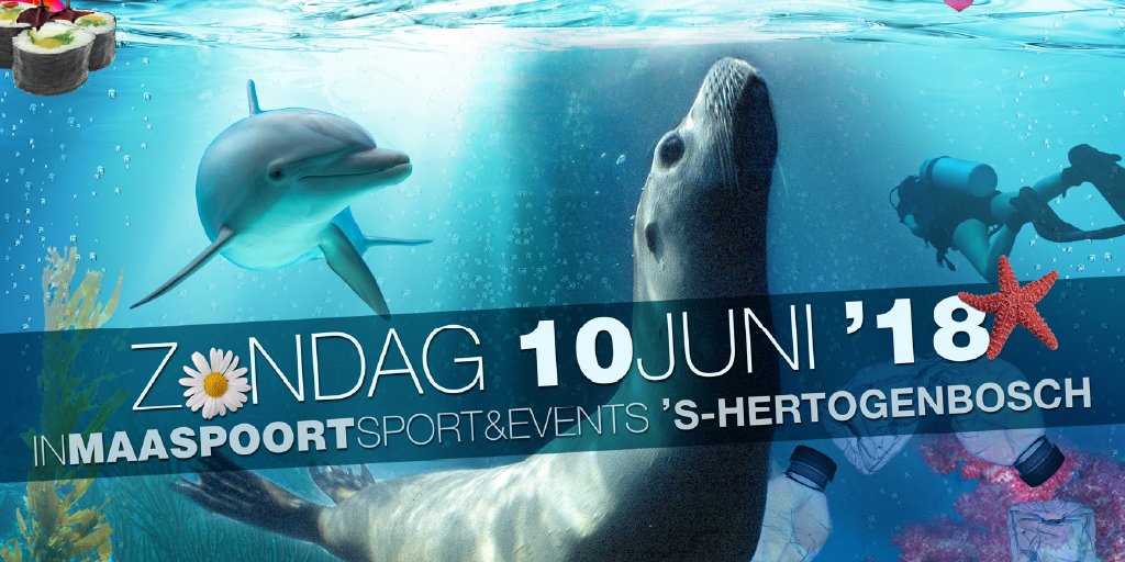 Maaspoort onderwater tijdens <a href="/Seathefuture_nl/">Sea the future</a>  🌊🌎 #ocean #nature #sushi Meer info: bit.ly/2KY2cUD