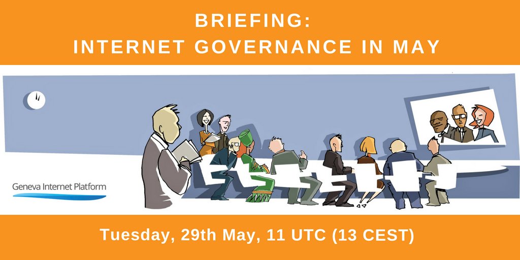 GenevaGIP's tweet photo. The GDPR came into effect last Friday! Join our Internet governance briefing tomorrow, Tuesday, 29th May, to discuss the GDPR and other IG developments. Register: https://t.co/aLeGQRsg31 #theGIP https://t.co/5DmbtHyTt0