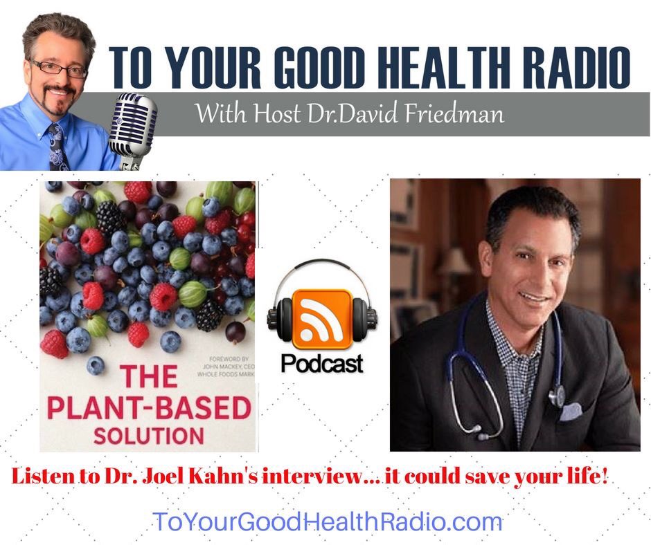 drdavidfriedman's tweet photo. Listen to my very informative interview with @drjkahn. It will change your life! https://t.co/ps8gp4CFbF
#plantbasedsolution #vegan #FoodisMedicine #kahnMD #FoodSanity #ToYourGoodHealthRadio https://t.co/WxlryueflQ