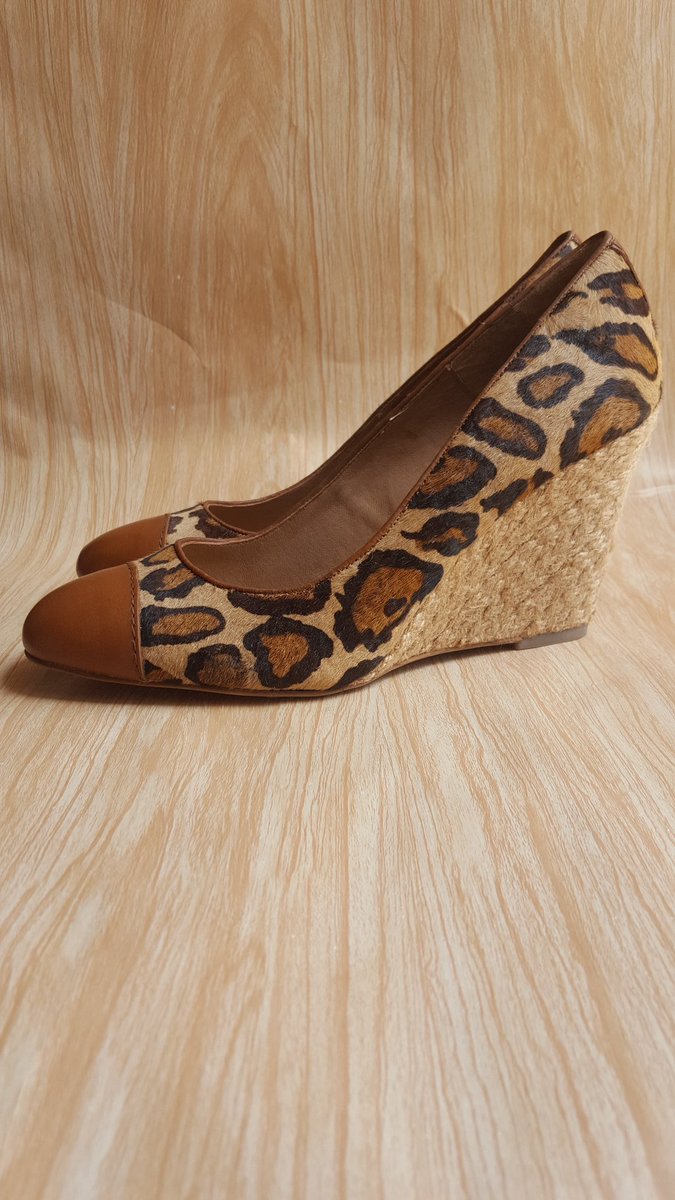 Sam Edelman Leopard wedges 