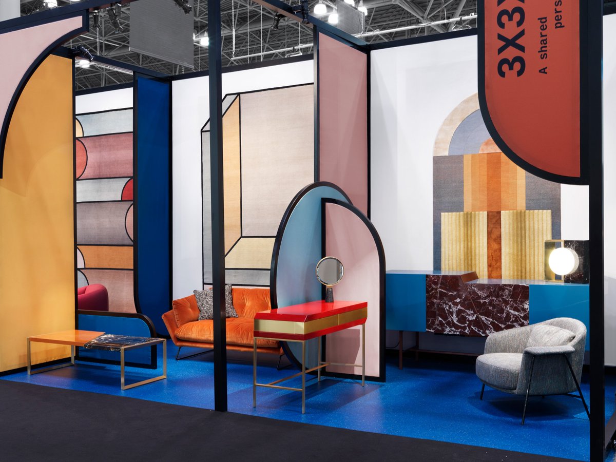 cc_tapis's tweet photo. Success is always better when shared, mainly when you have such a wonderful team. Thank you #Saba and #HagitPincovici for sharing their perspective with us and for making the NY trip to ICFF so great.
A big thanks to #StudioMilo who designed our colored stand.
Ph. Max Zambelli https://t.co/hpmNrLvR2X