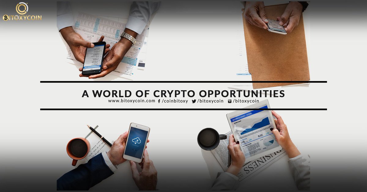 bitoxycoin's tweet photo. To get thriving crypto revenues, you must have patience &off course a trusted partner like BitoxyCoin!!! https://t.co/kmVh9wCG2C
#Bitoxycoin #BlockchainTechnology #Cryptocurrency #Cryptoworld #Bitcoin #Ethereum #litecoin #btc #Crypto #DigitalCurrency #Crytoinvestment #Blockchain https://t.co/xx9GgOjYjk